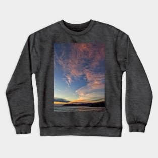 Pastel clouds at twilight Crewneck Sweatshirt